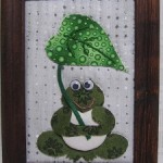 100均商品と布を使った雨の日のカエルの飾りの作り方PART１