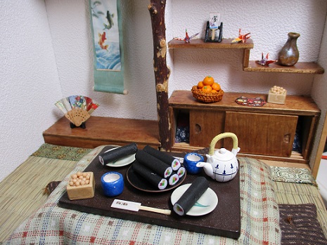 ドールハウスの日本の和室の作り方 節分編 めぐらいふ