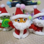 クリスマスの飾り　ダイソー商品で簡単サンタの作り方